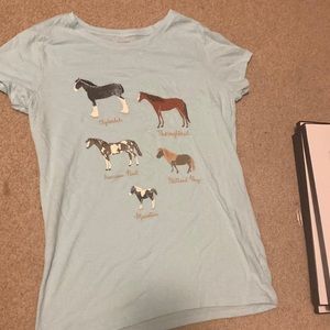 cat and jack horse t-shirt - xl 14/16
